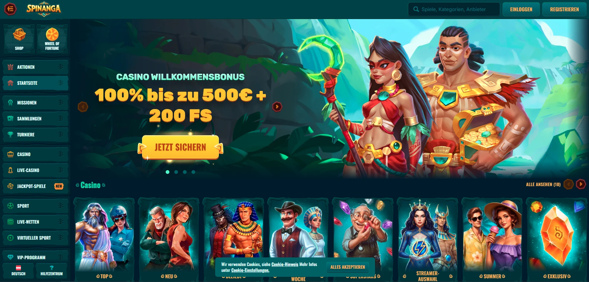 Spinanga casino bitcoin